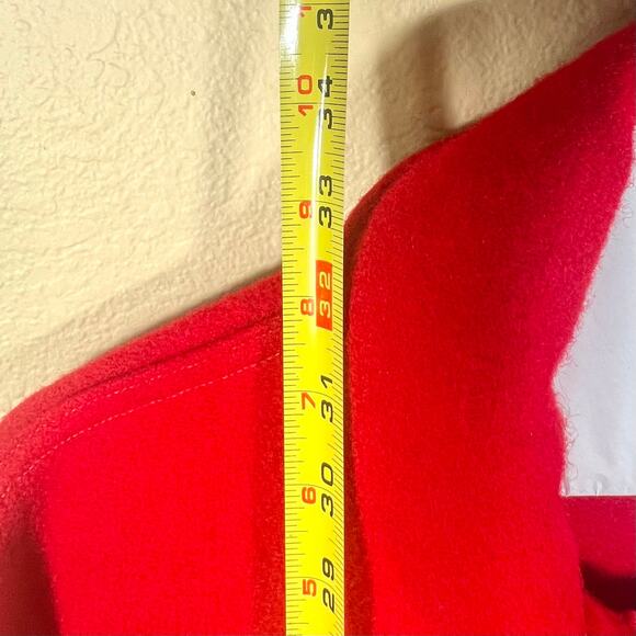 Vintage Skookum Letterman Red Virgin Wool Jacket Mens 52 Hunting Coat - Picture 8 of 12